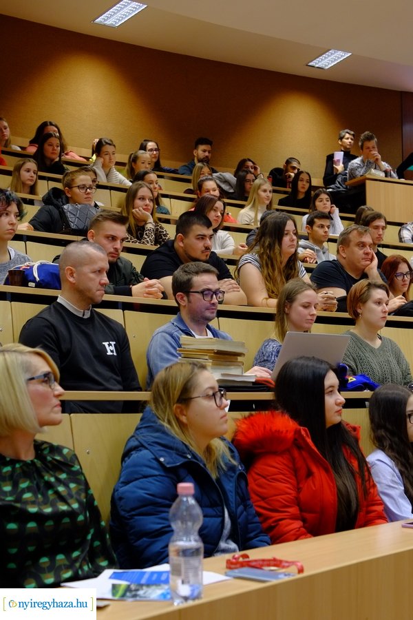 Dr György László látogatása az egyetemen