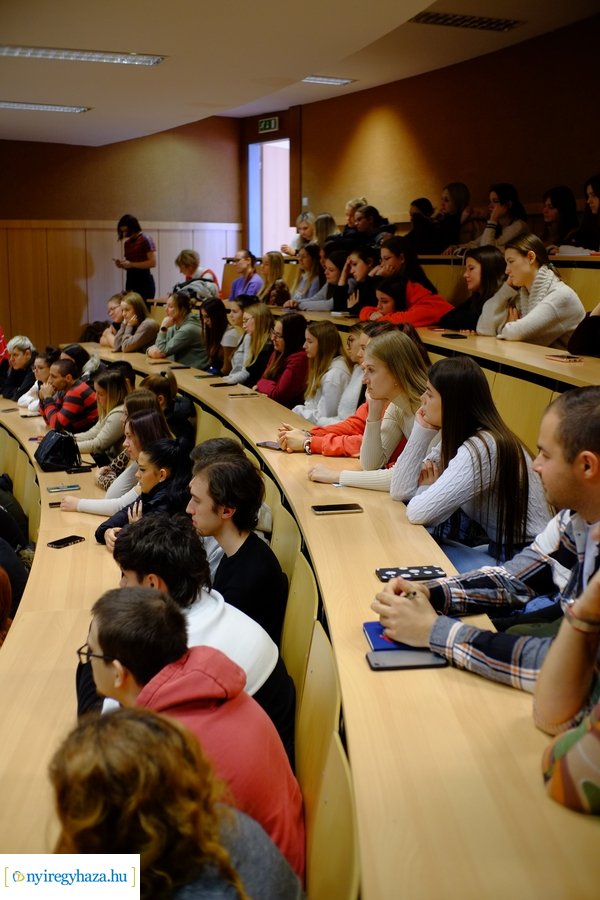 Dr György László látogatása az egyetemen