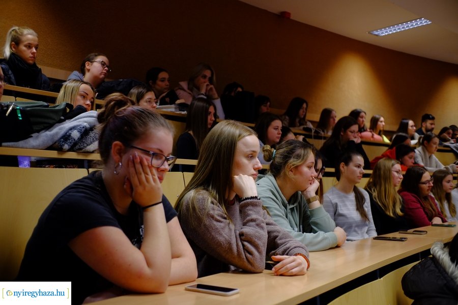 Dr György László látogatása az egyetemen