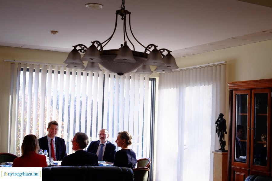 Dr György László látogatása az egyetemen