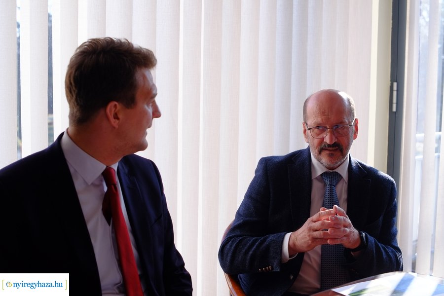 Dr György László látogatása az egyetemen