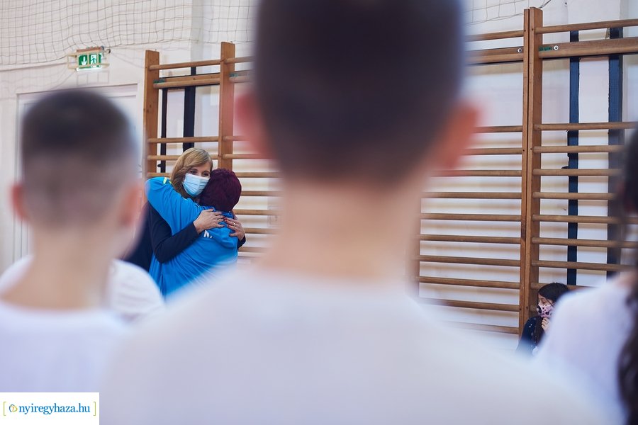 Dr Szabó Tünde látogatása a Móricz iskolában