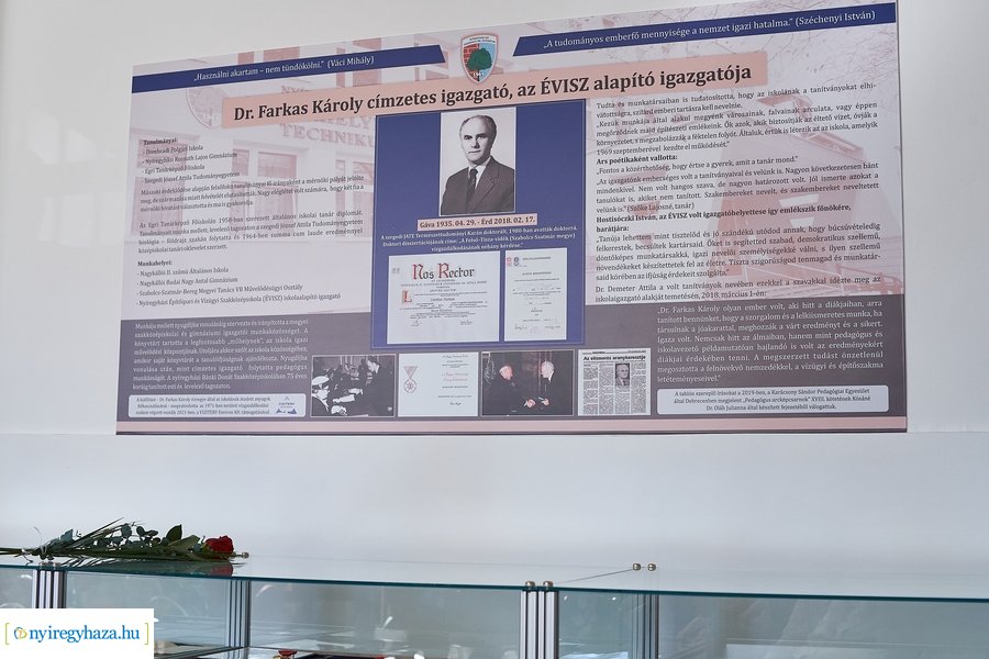 Dr. Farkas Károlyra emlékeztek