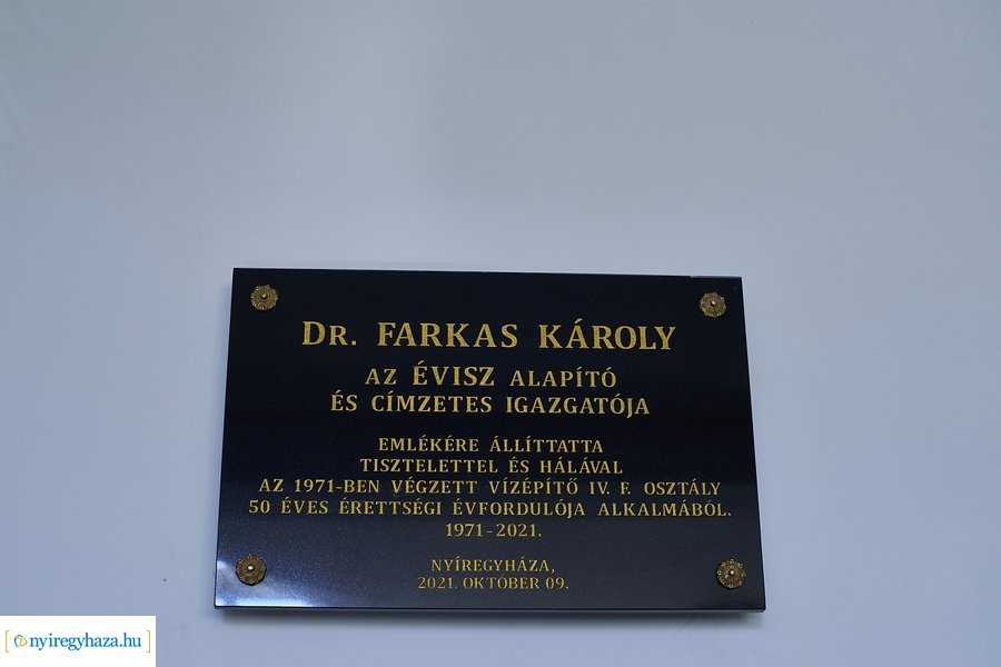 Dr. Farkas Károlyra emlékeztek