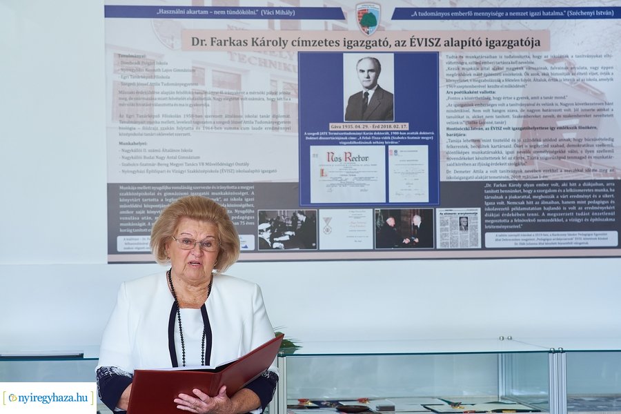 Dr. Farkas Károlyra emlékeztek