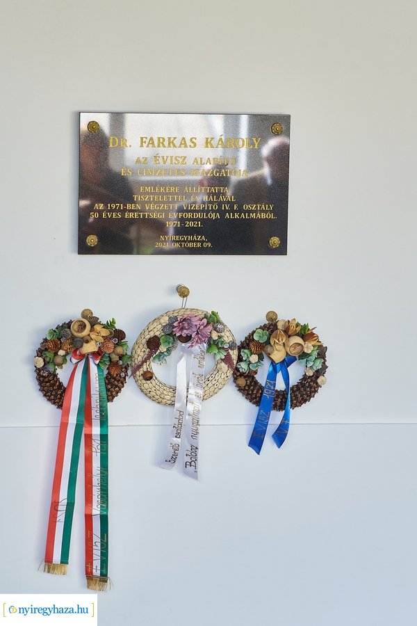 Dr. Farkas Károlyra emlékeztek