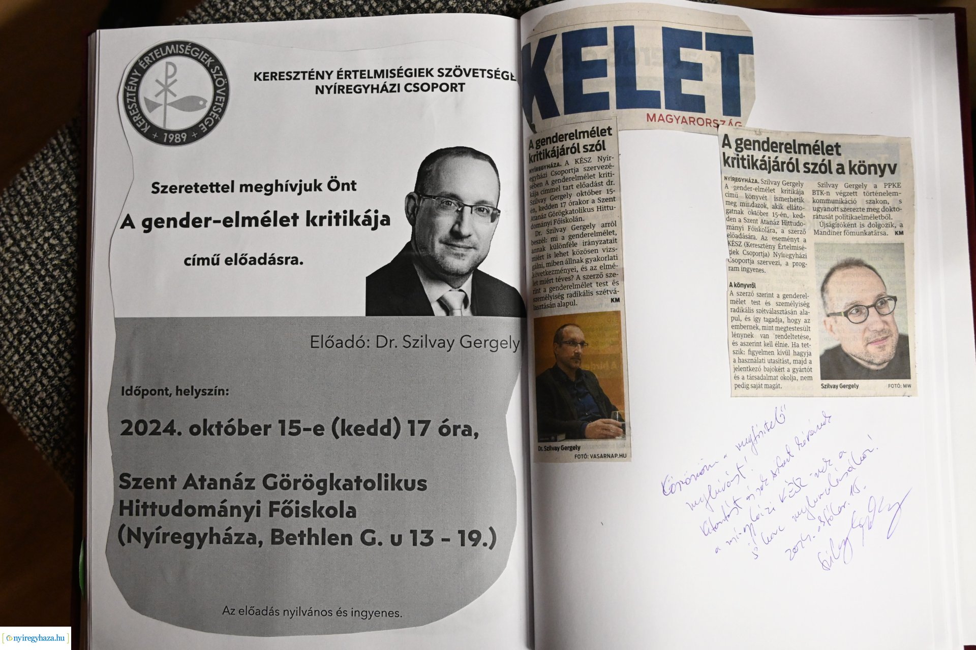 Dr. Szilvay Gergely előadása