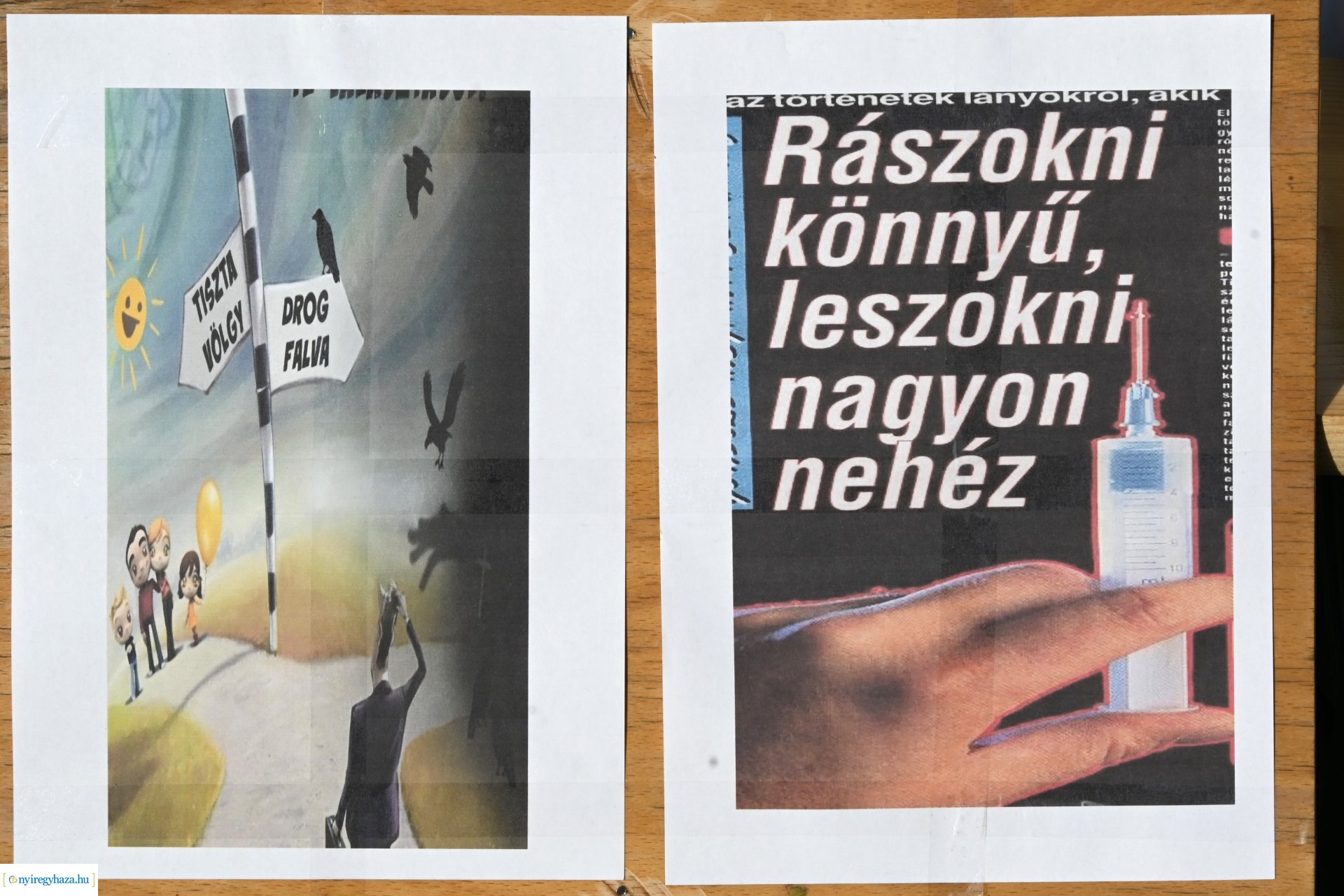 Drogellenes felvonulás a Huszártelepen