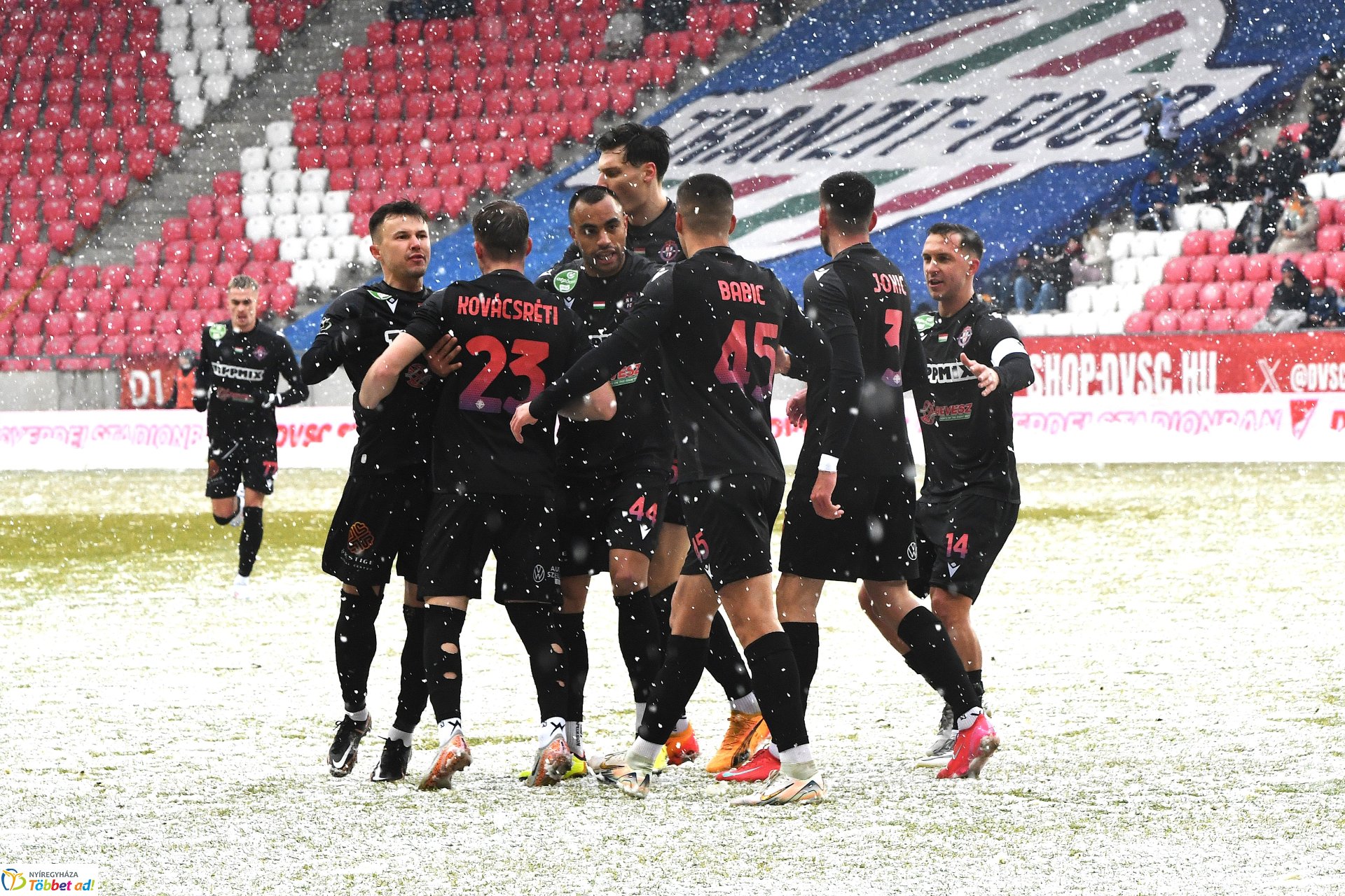 DVSC-Nyíregyháza Spartacus FC labdarúgó mérkőzés 2025. tavasz