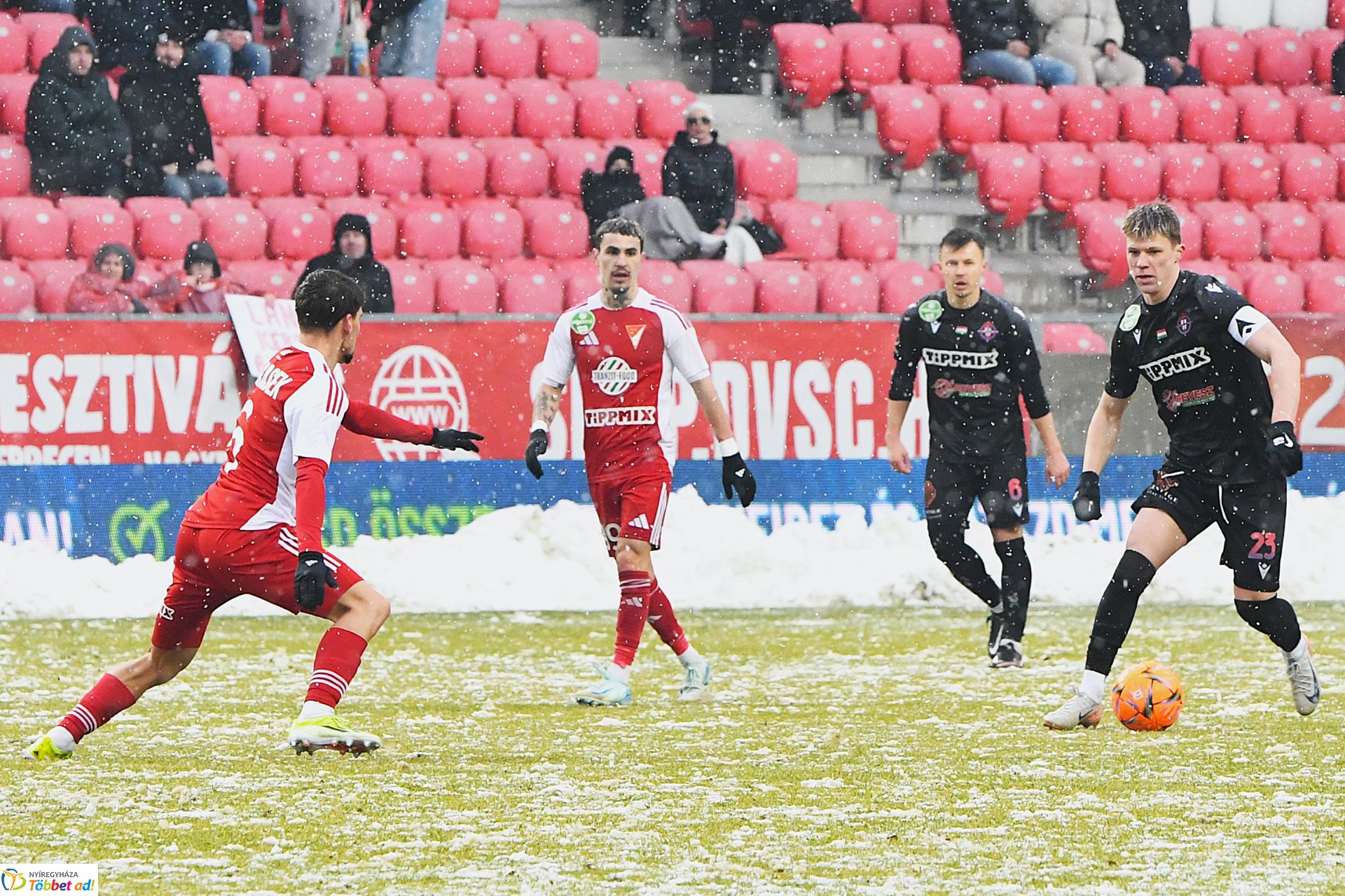 DVSC-Nyíregyháza Spartacus FC labdarúgó mérkőzés 2025. tavasz