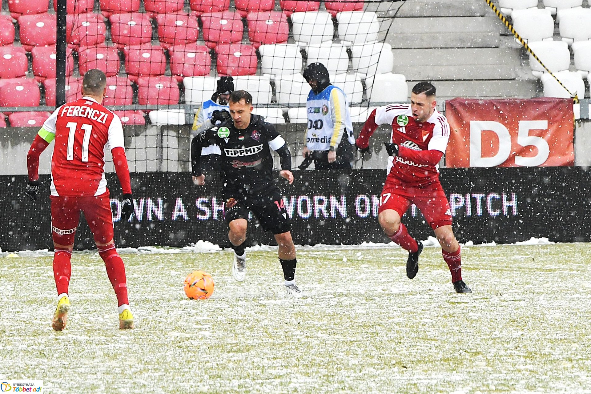 DVSC-Nyíregyháza Spartacus FC labdarúgó mérkőzés 2025. tavasz