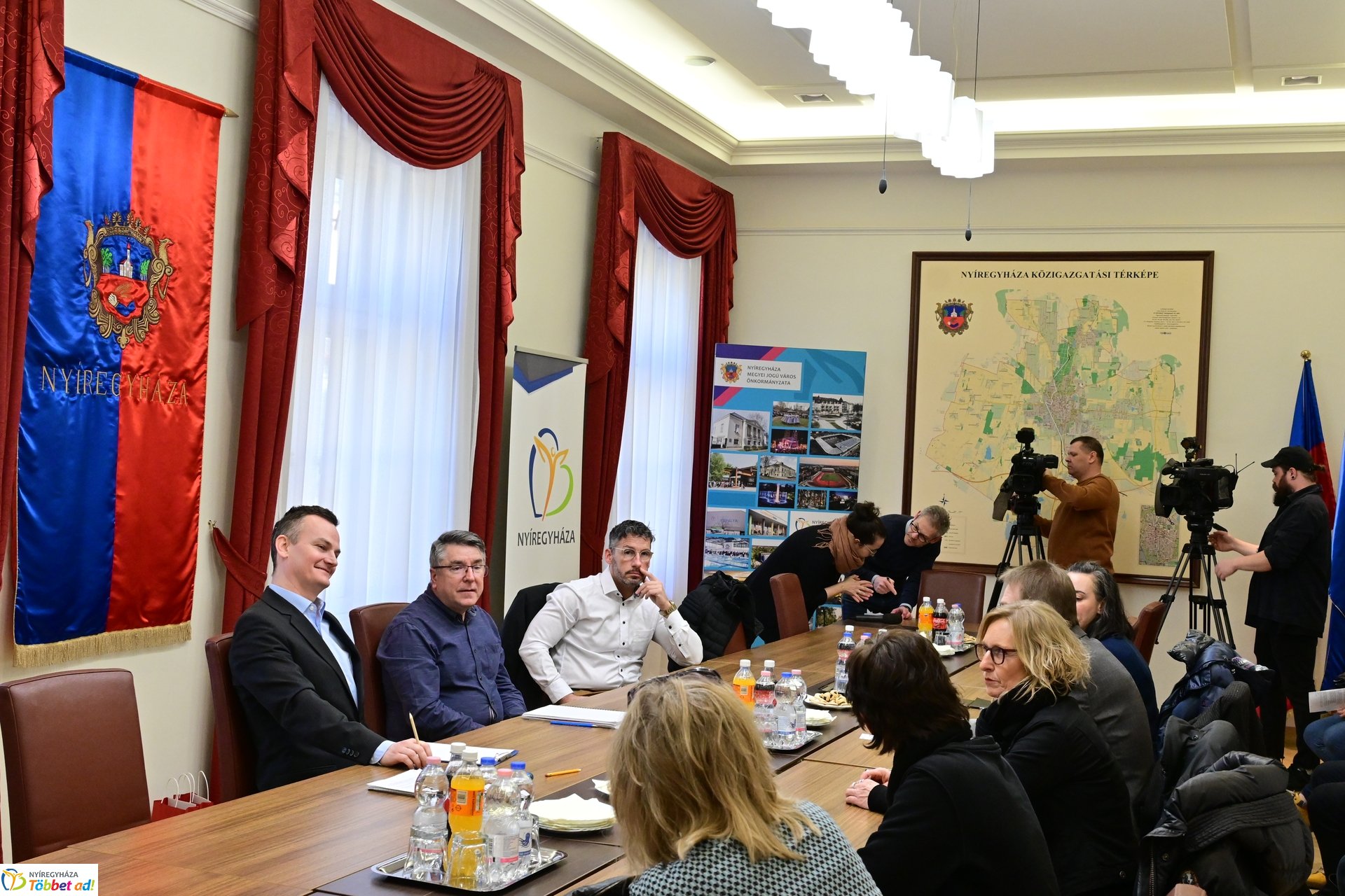 E-PAC nemzetközi partnertalálkozó a Városházán 2025 februárjában