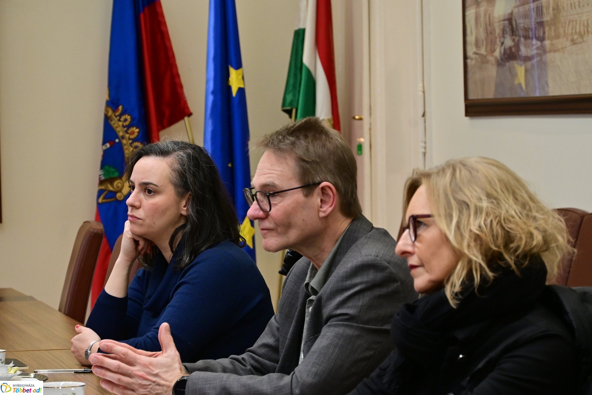 E-PAC nemzetközi partnertalálkozó a Városházán 2025 februárjában