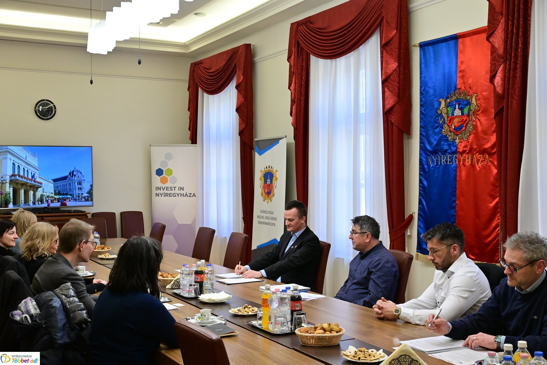 E-PAC nemzetközi partnertalálkozó a Városházán 2025 februárjában