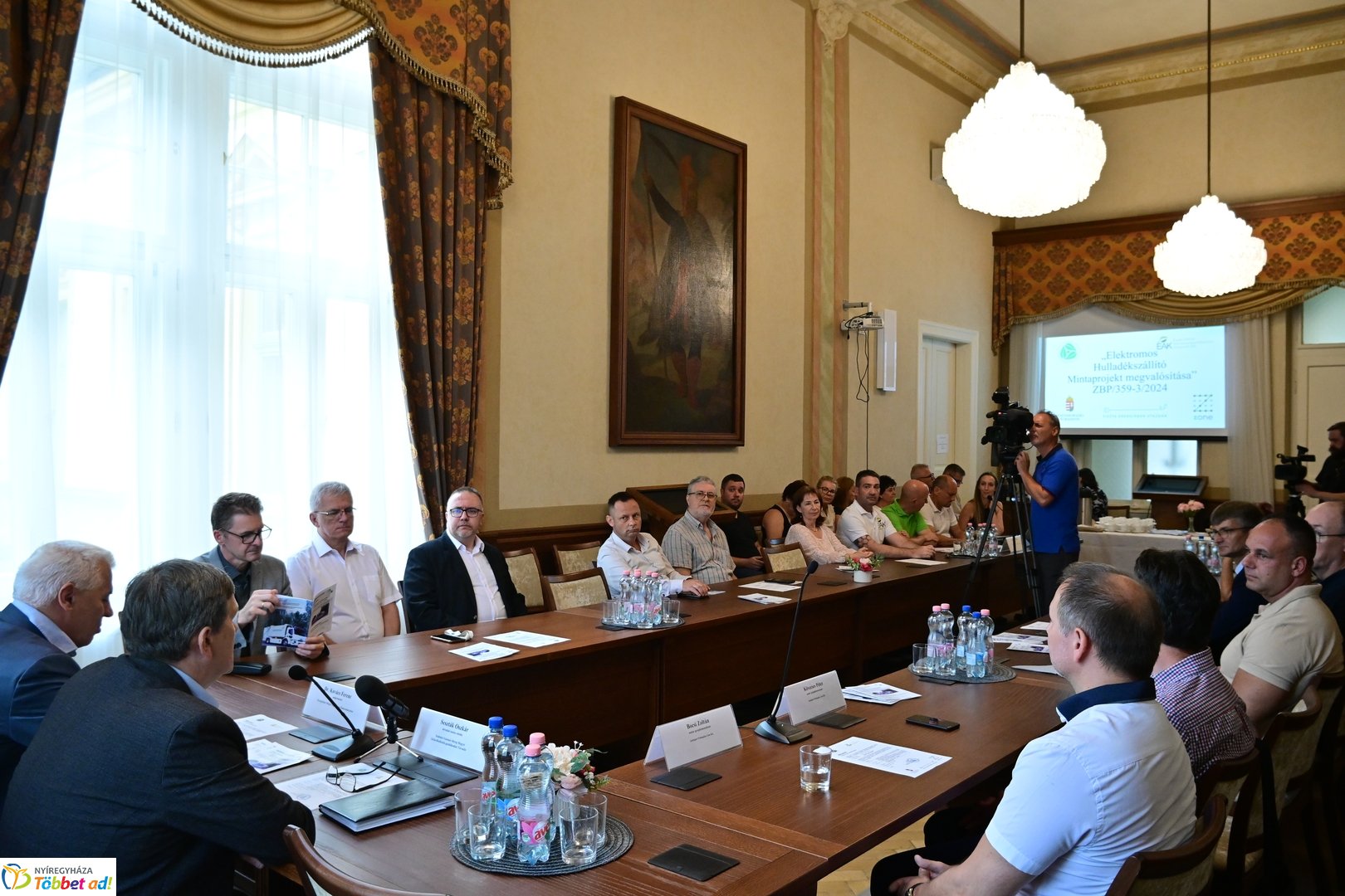 ÉAK sajtótájékoztató a Megyeházán 2026 júliusában