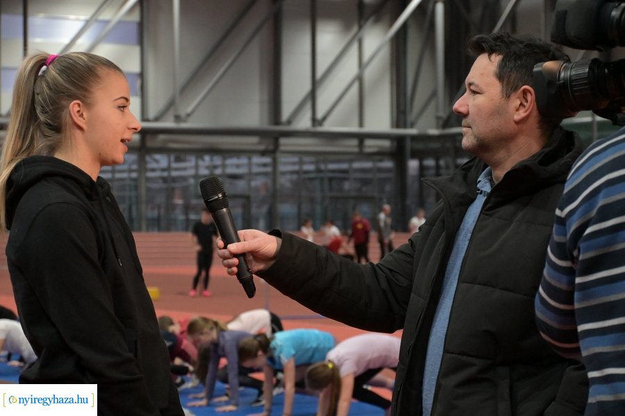 Edzések az Atlétikai Centrumban - 20240110