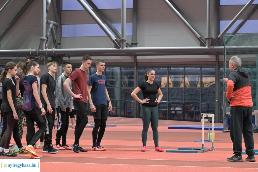 Edzések az Atlétikai Centrumban - 20240110