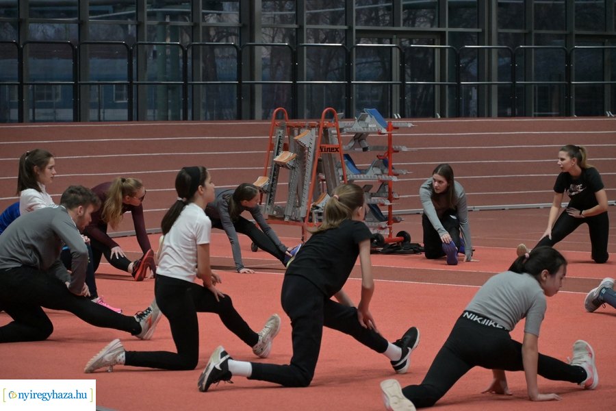 Edzések az Atlétikai Centrumban - 20240110