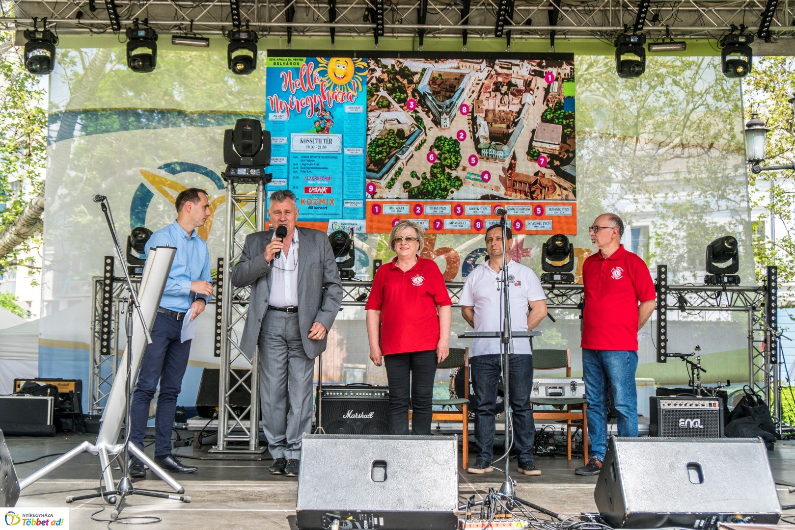 Egészség utcza a Helló Nyíregyházán