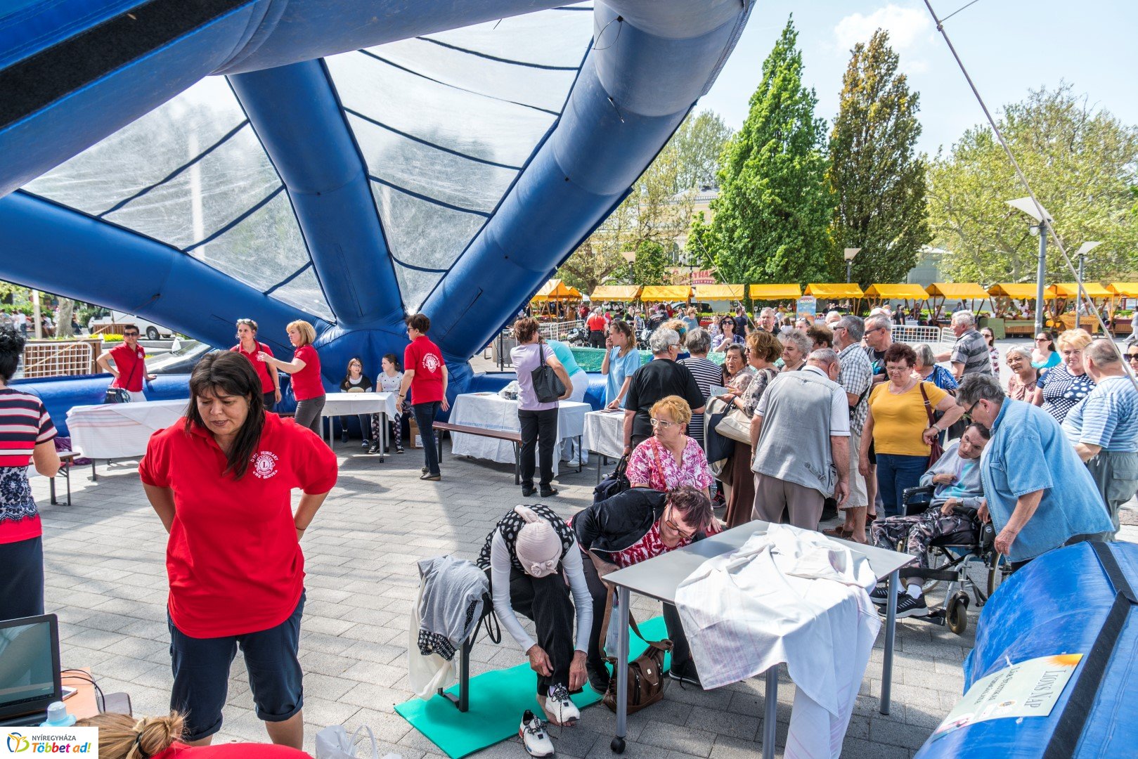 Egészség utcza a Helló Nyíregyházán
