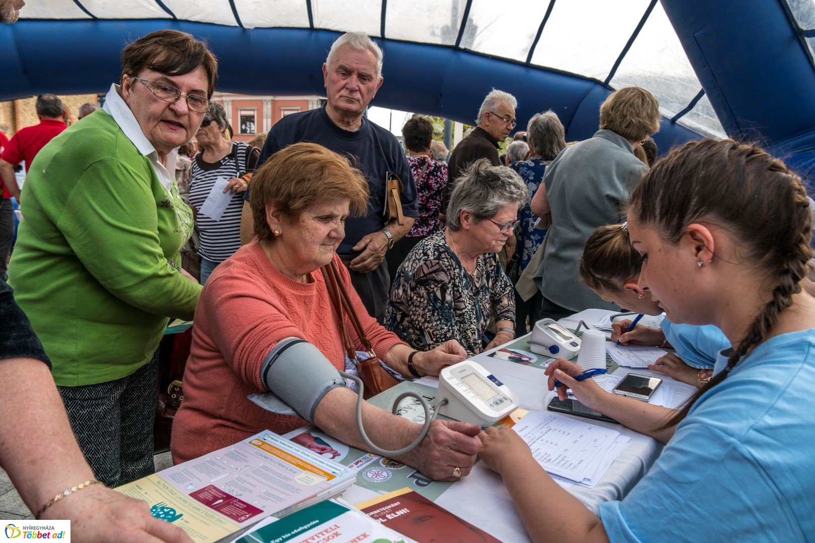 Egészség utcza a Helló Nyíregyházán