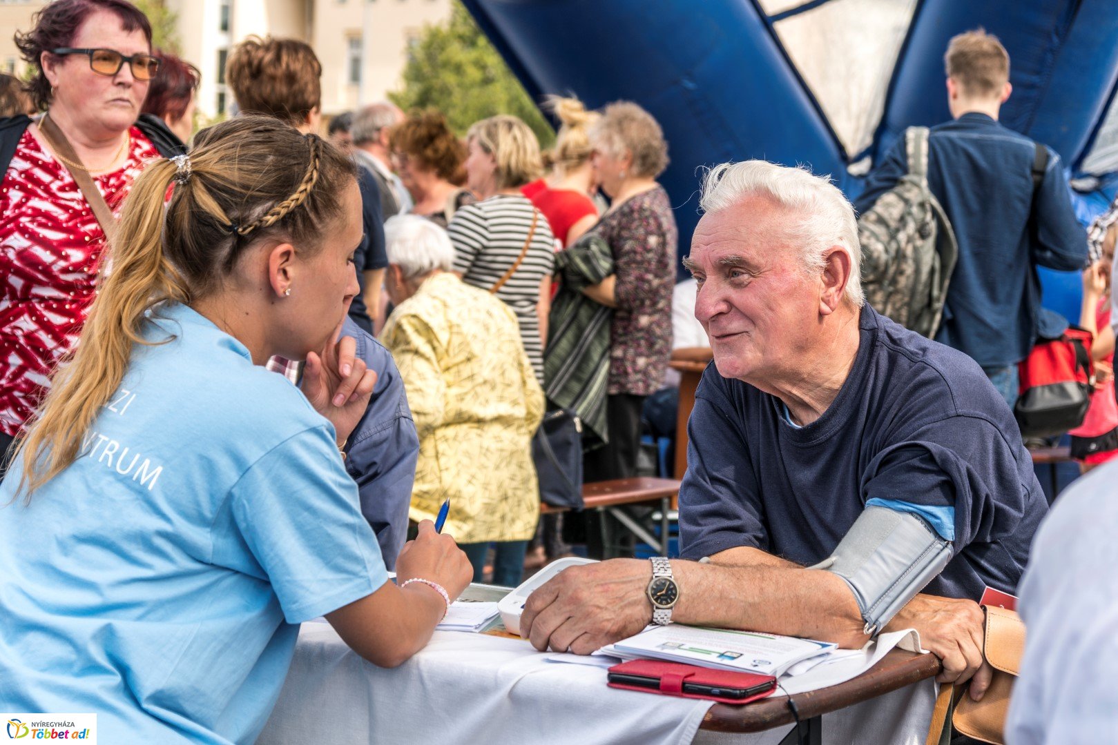Egészség utcza a Helló Nyíregyházán