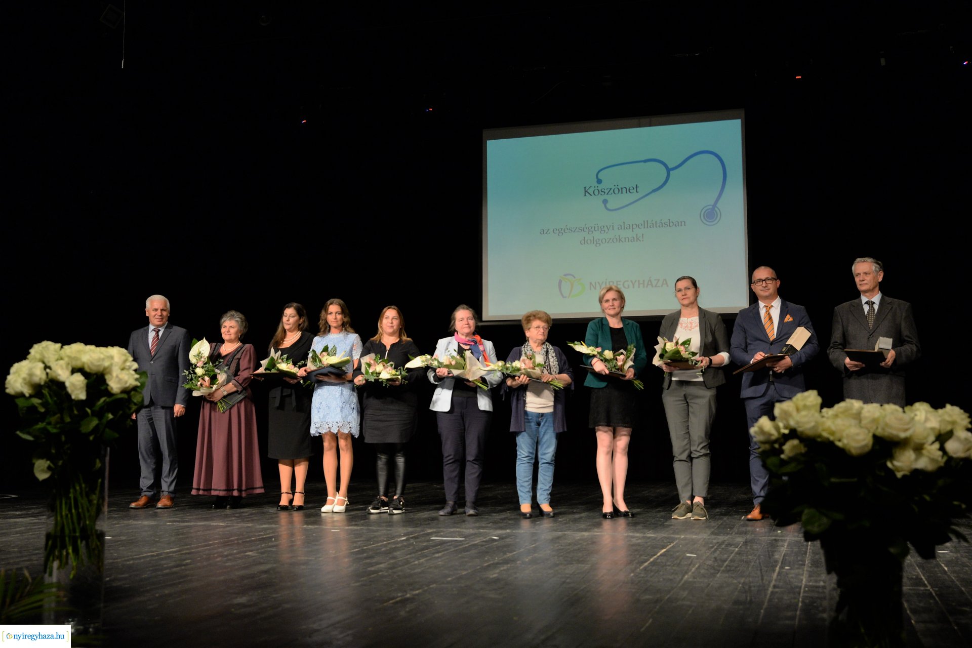 Egészségügyi dolgozók kitüntetés átadása