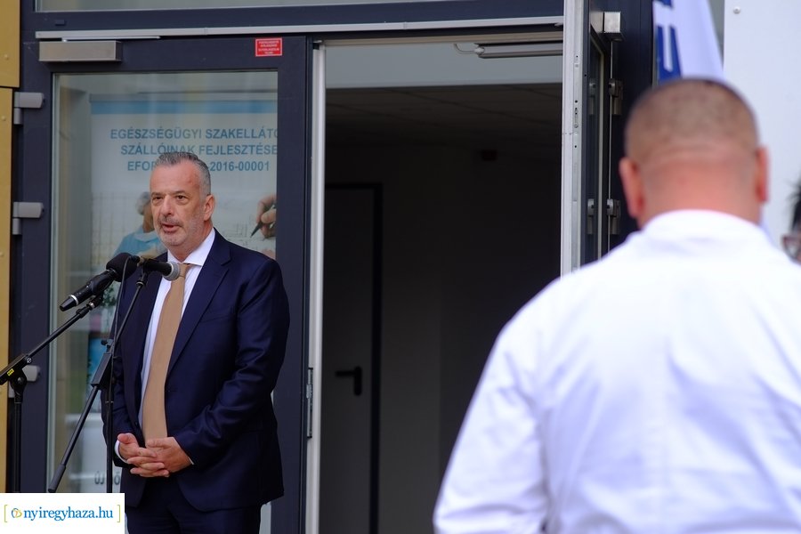Egészségügyi szakellátó szálló fejlesztészáró rendezvénye a kórházban