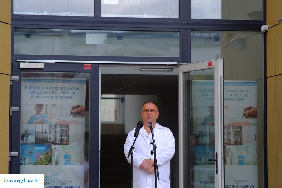 Egészségügyi szakellátó szálló fejlesztészáró rendezvénye a kórházban