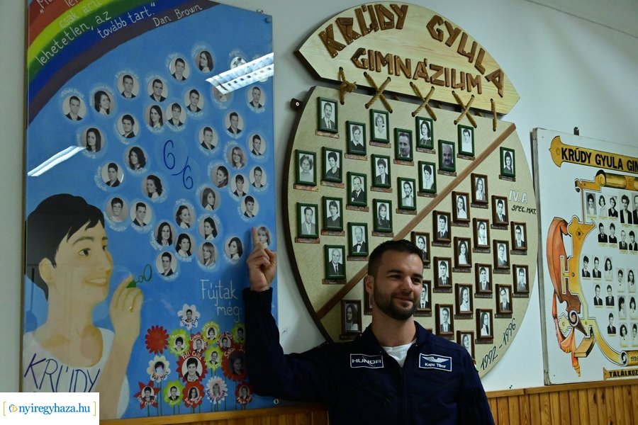 Egy űrhajós Nyíregyházán landolt