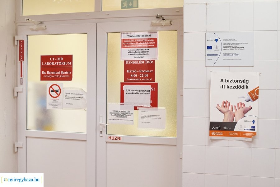 Egynapos sebészeti osztály és új CT a kórházban