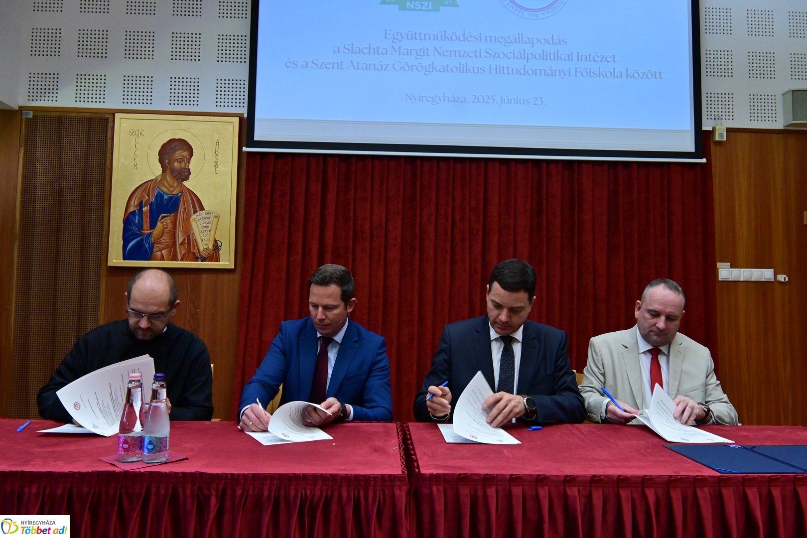 Együttműködési megállapodás a görögkatolikus hittudományi főiskolán - 2025 június