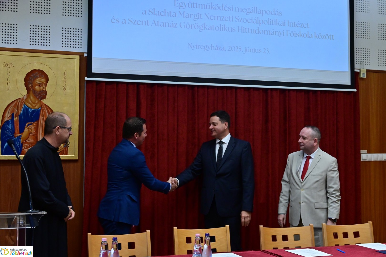 Együttműködési megállapodás a görögkatolikus hittudományi főiskolán - 2025 június