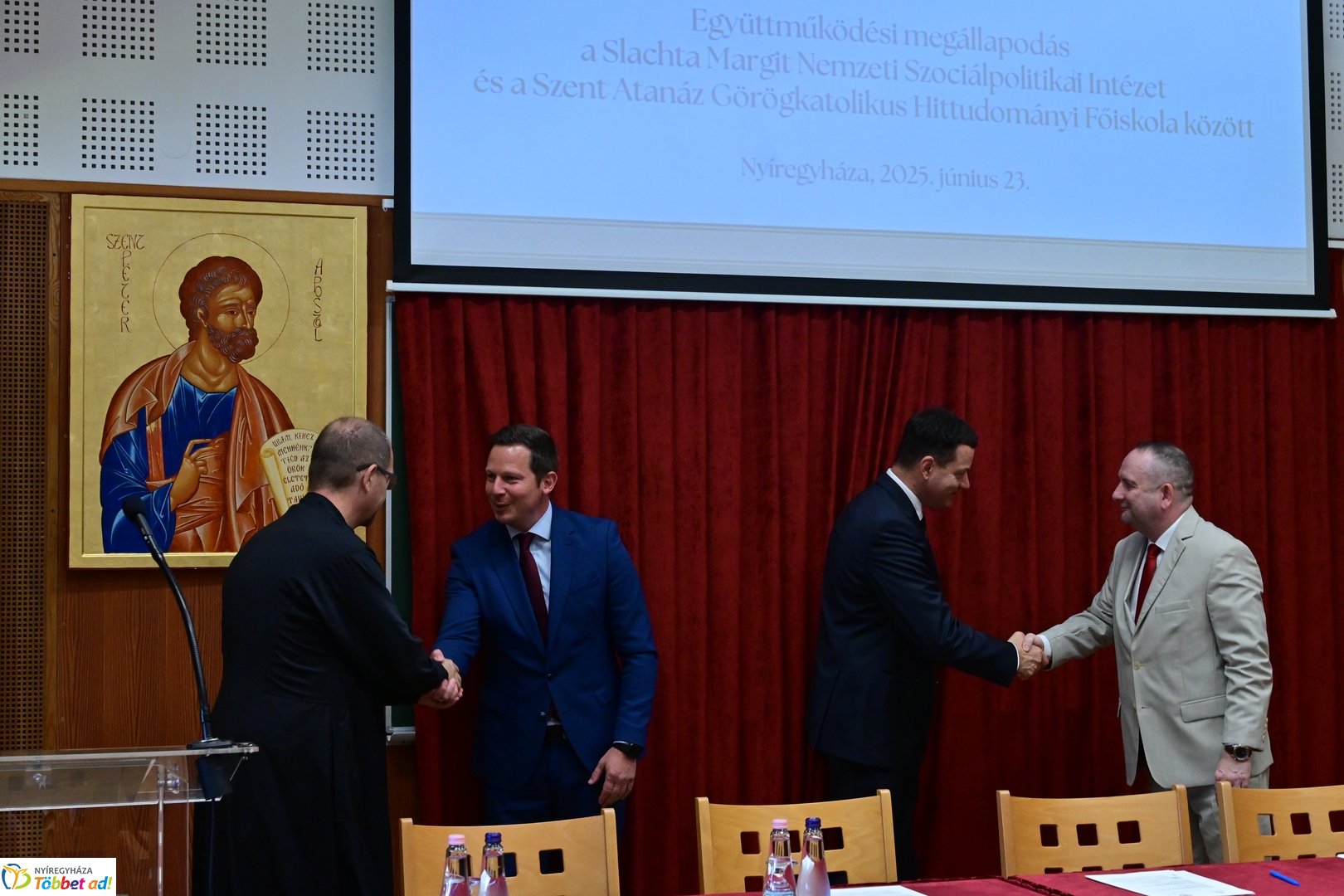 Együttműködési megállapodás a görögkatolikus hittudományi főiskolán - 2025 június