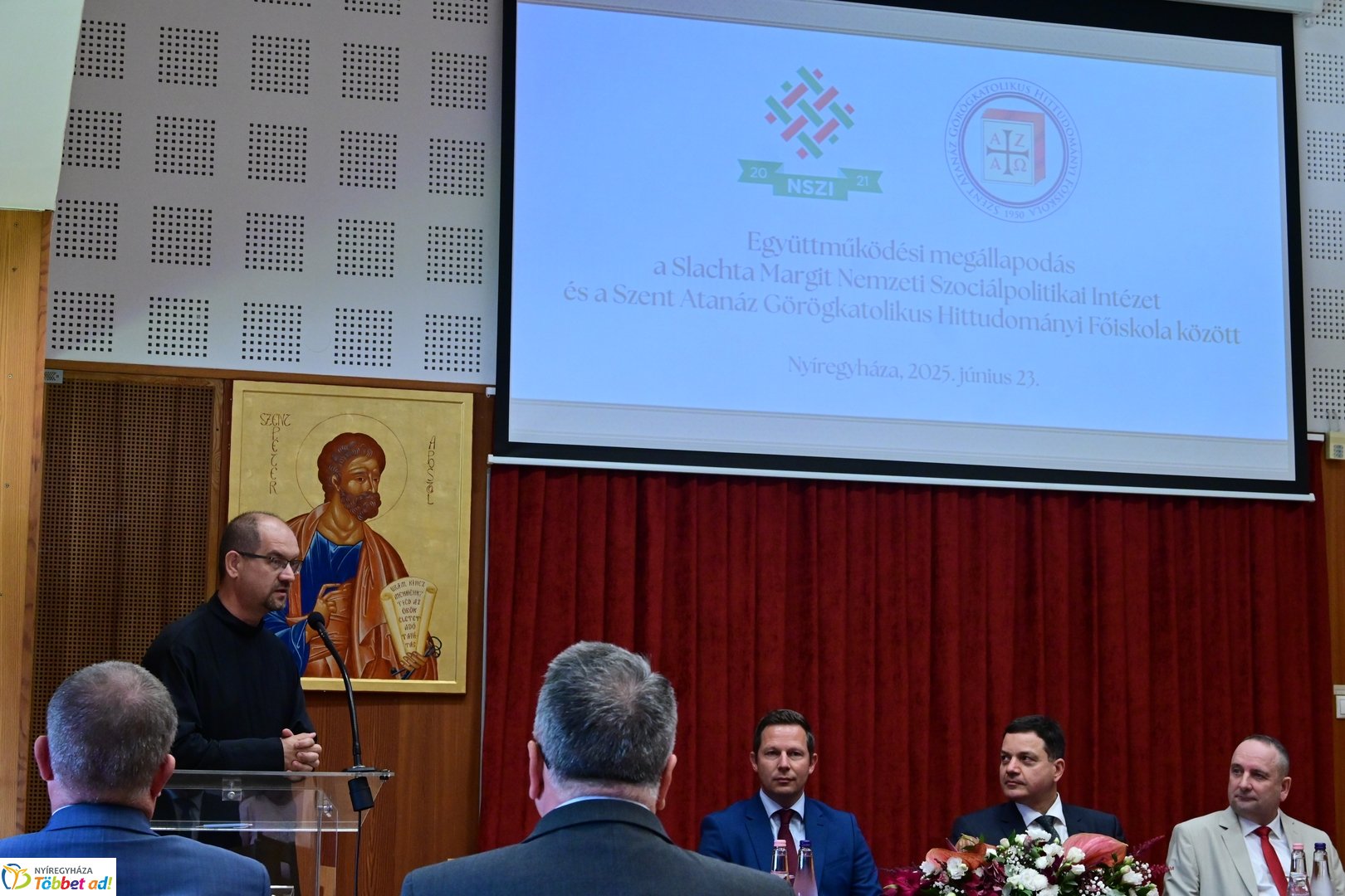 Együttműködési megállapodás a görögkatolikus hittudományi főiskolán - 2025 június