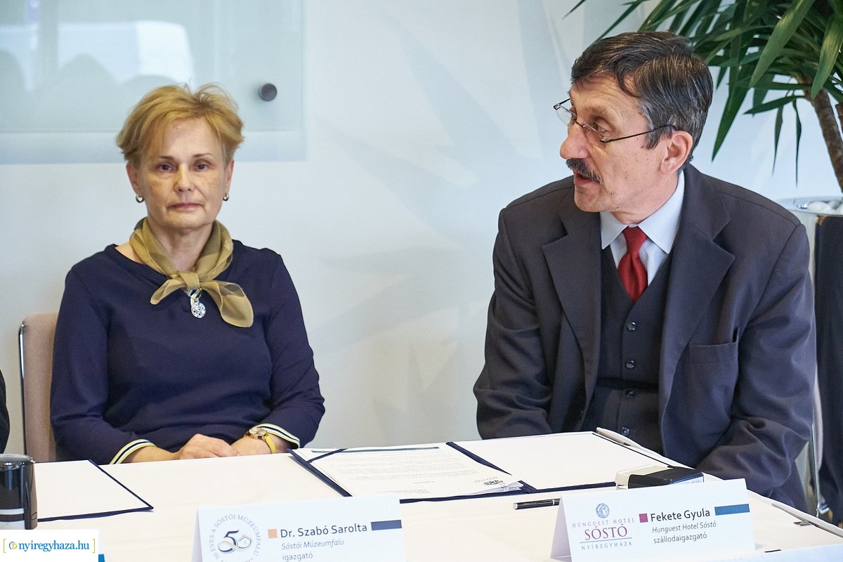 Együttműködési megállapodás a múzeum és a Hunguest Sóstó Hotel között