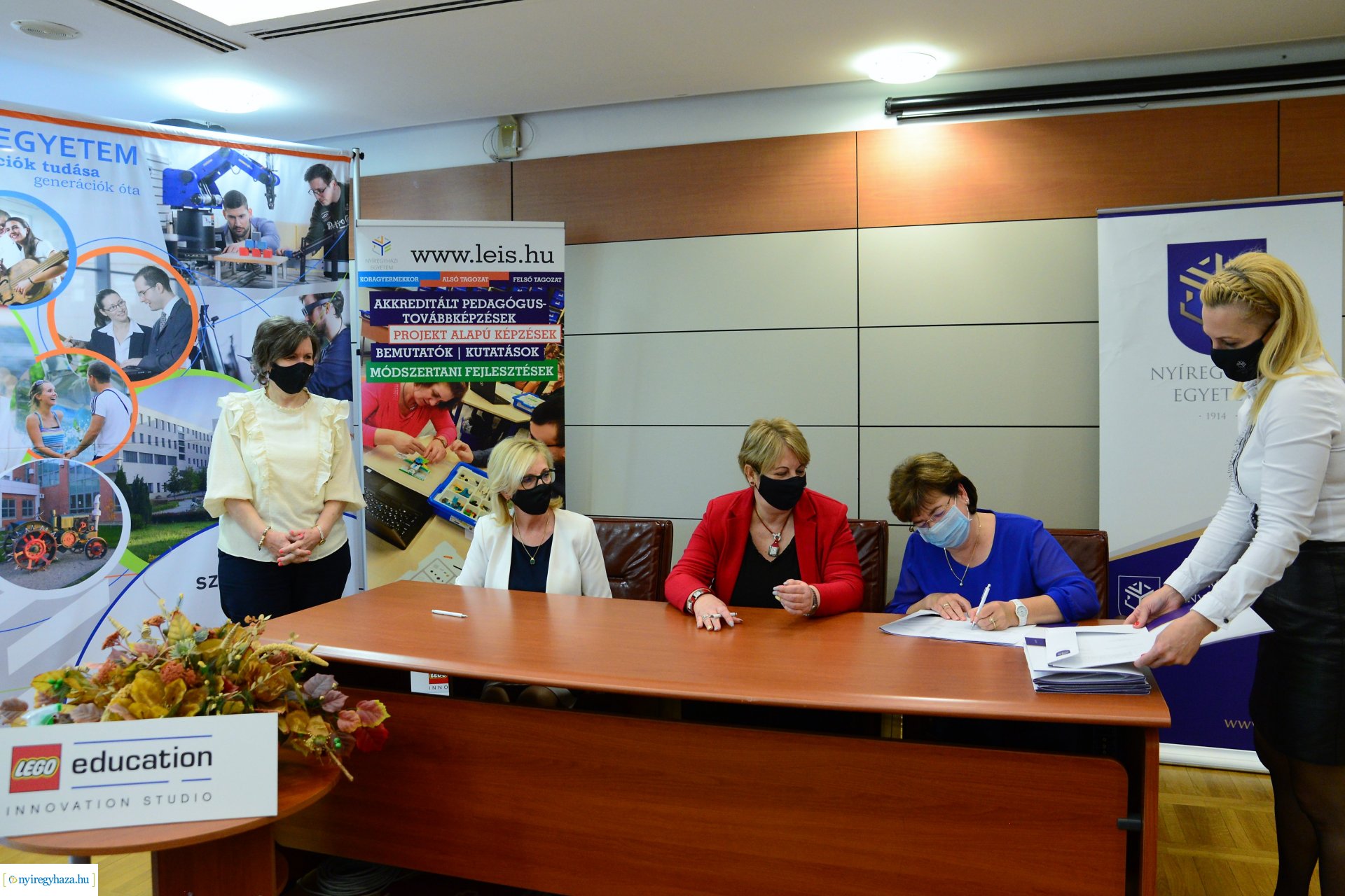 Együttműködési megállapodás aláírása a Nyíregyházi Egyetemen