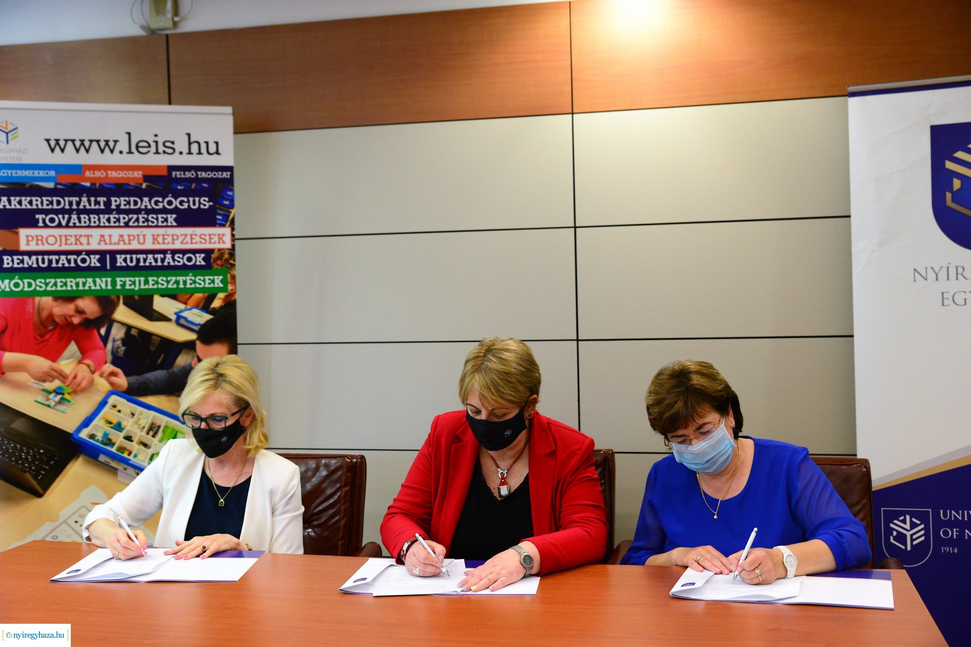 Együttműködési megállapodás aláírása a Nyíregyházi Egyetemen