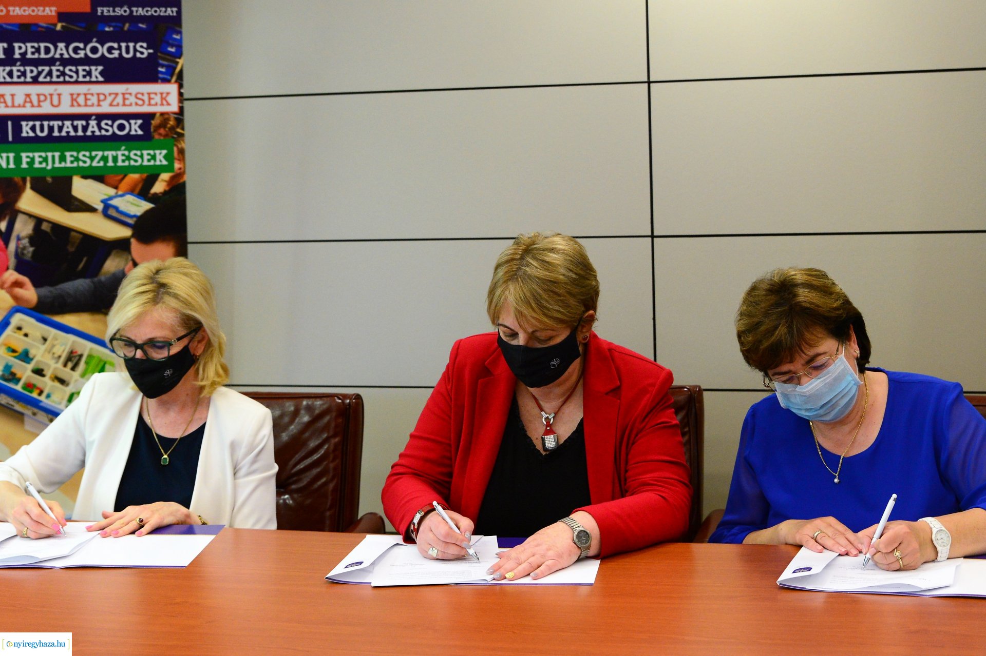 Együttműködési megállapodás aláírása a Nyíregyházi Egyetemen