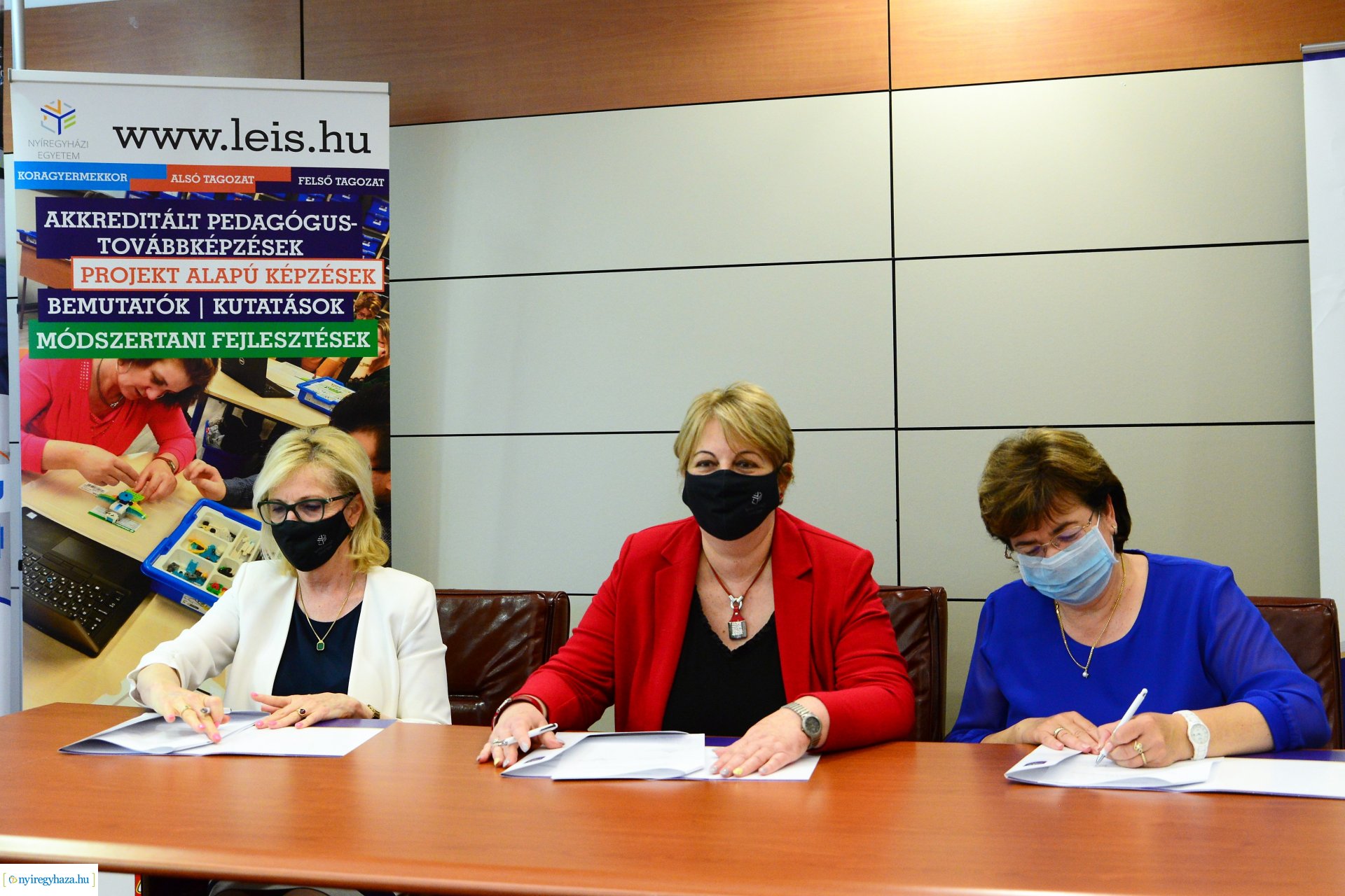 Együttműködési megállapodás aláírása a Nyíregyházi Egyetemen