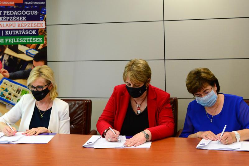 Együttműködési megállapodás aláírása a Nyíregyházi Egyetemen
