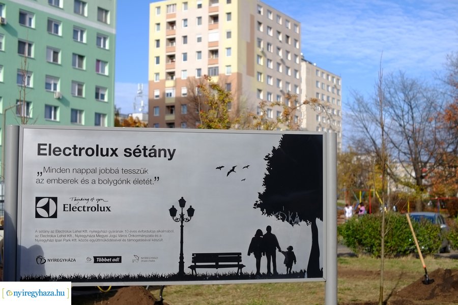 Electrolux faültetés a Jósavárosban