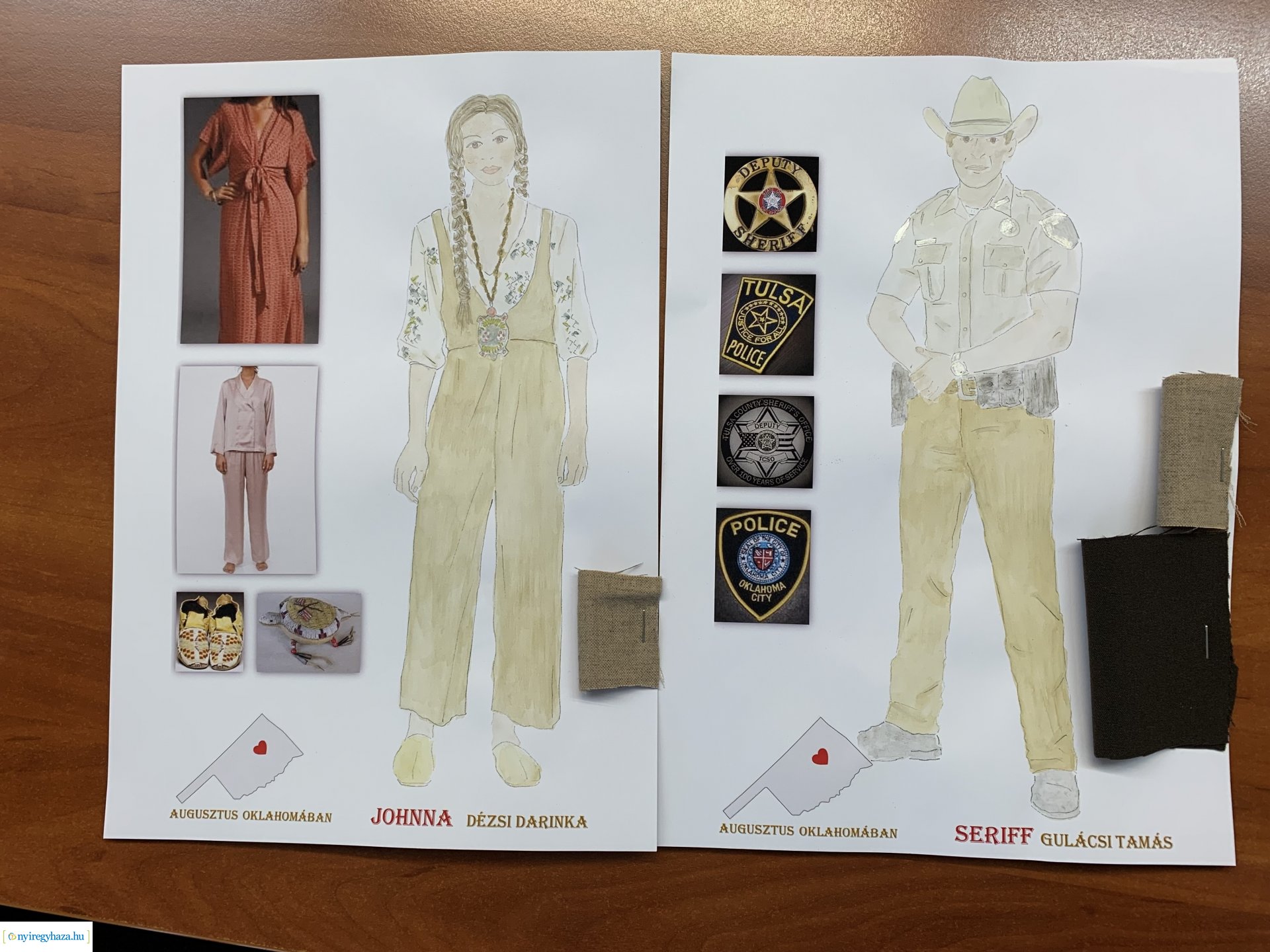 Elfogadták az Augusztus Oklahomában című nagyszínpadi előadás jelmezterveit