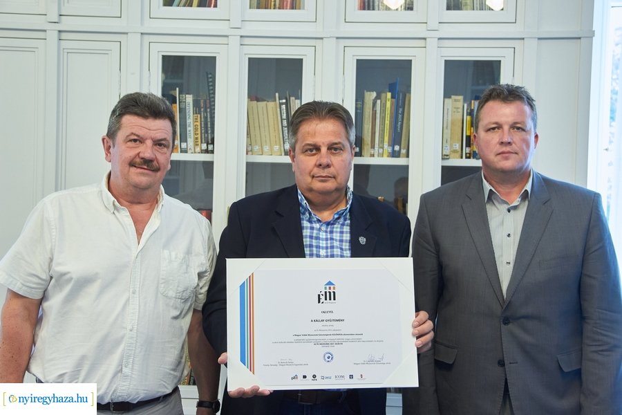 Elismerés a Kállay Háznak