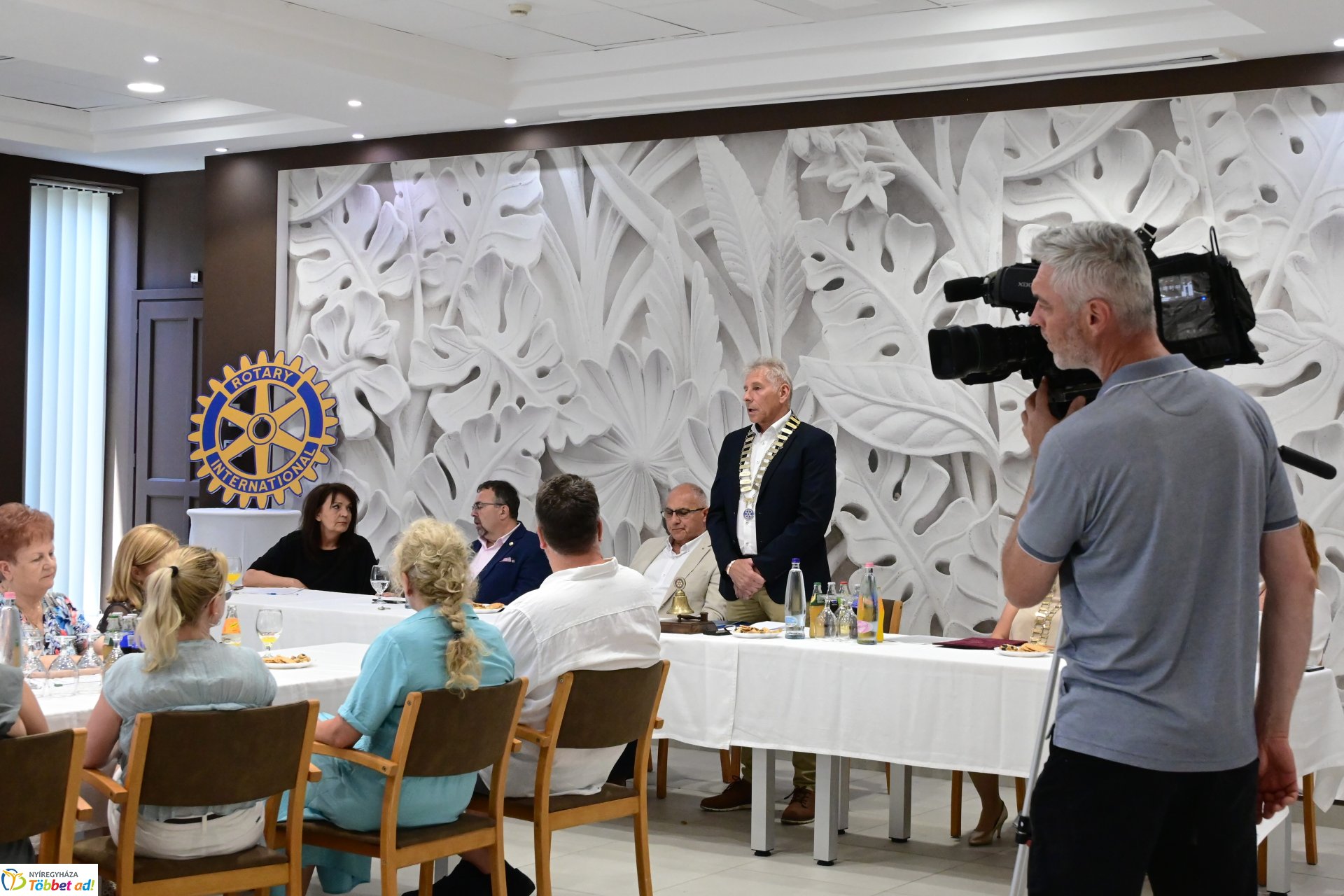 Elnöki láncátadó ünnepség a Rotary Club Nyíregyháza életében