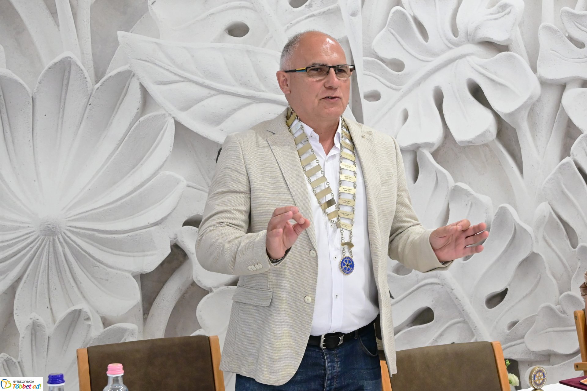 Elnöki láncátadó ünnepség a Rotary Club Nyíregyháza életében