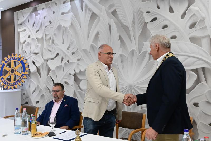 Elnöki láncátadó ünnepség a Rotary Club Nyíregyháza életében