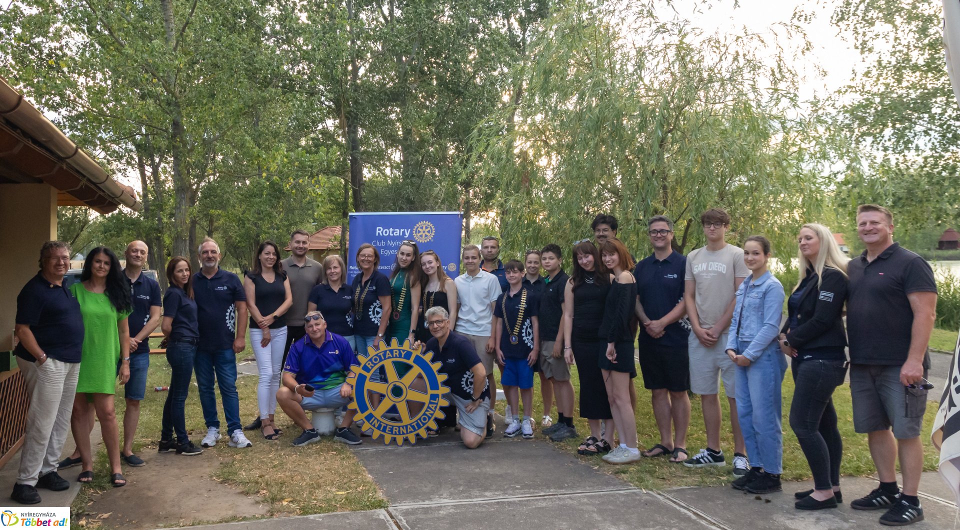 Elnöki láncátadóval zárult a rotarys év a Rotary Club Nyírségnél