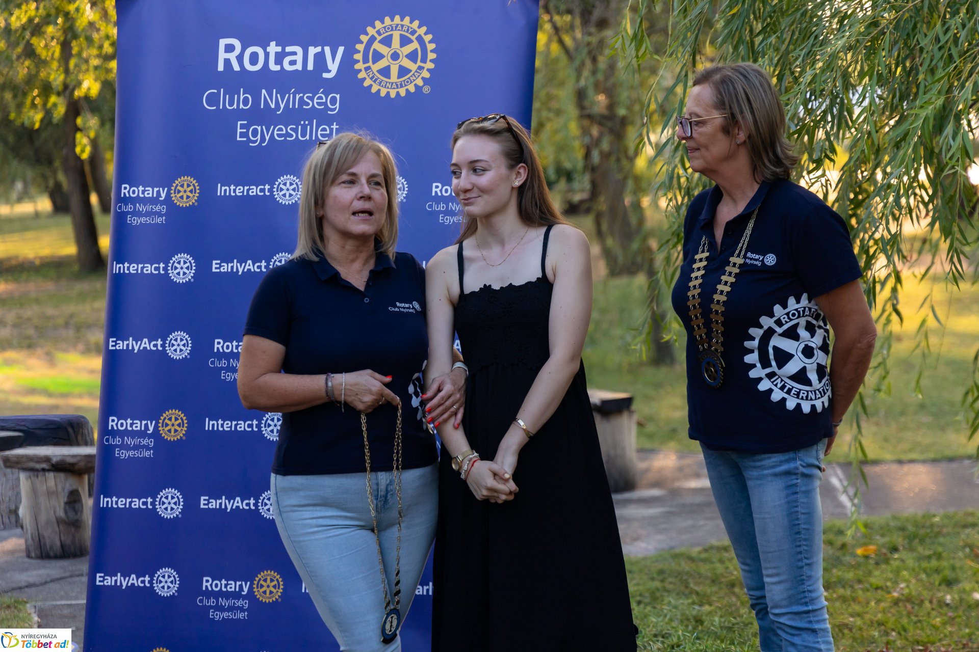 Elnöki láncátadóval zárult a rotarys év a Rotary Club Nyírségnél