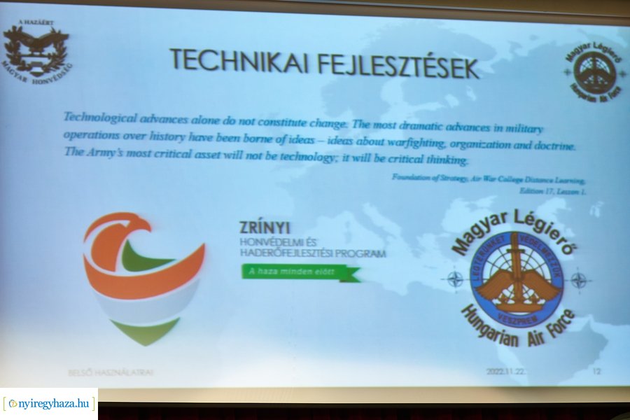Előadás a Magyar Légierő karrierlehetőségeiről